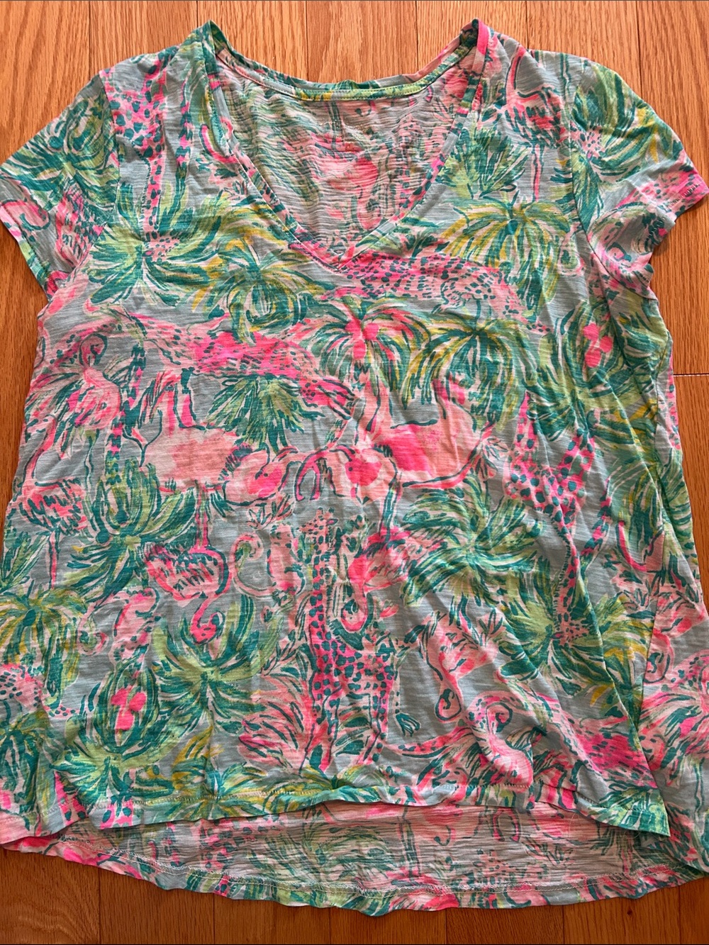 Lilly Pulitzer Short Sleeve V-Neck T-Shirt